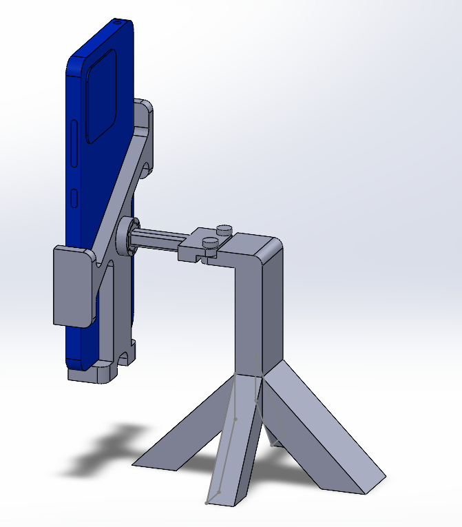 Phone holder back view